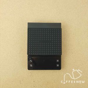 LED lit coffee timer scale top