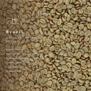 Brazil Sete Cahoerias South Minas Coffee name card