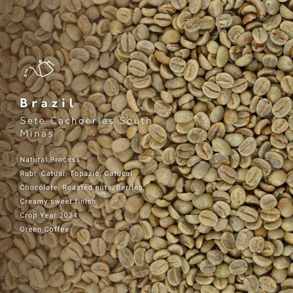 Brazil Sete Cahoerias South Minas Coffee name card